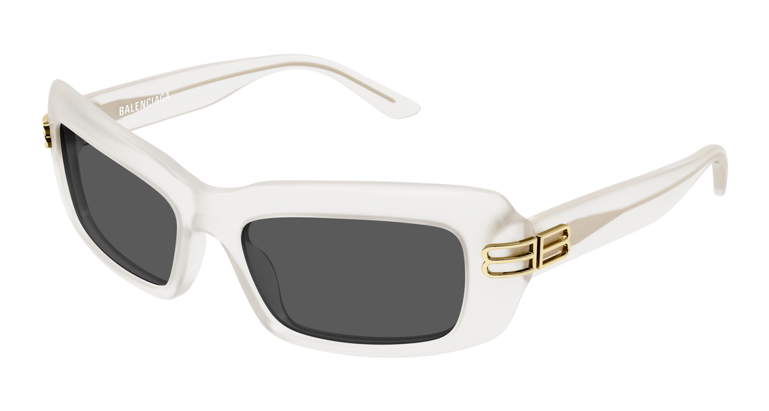 Gafas de sol balenciaga bb0432s 003 blanco rectangular / squared femenino talla 57mm - Vista principal