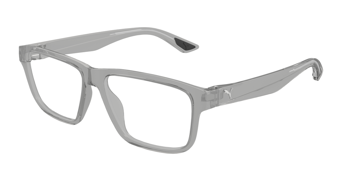 Occhiali da vista puma pu0507o 004 gris rectangular / squared masculino taglia 57mm - Vista principale