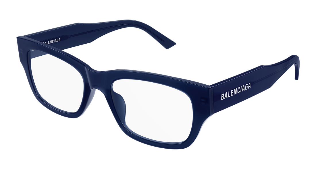 Gafas graduadas balenciaga bb0450o 004 azul rectangular / squared masculino talla 54mm - Vista principal