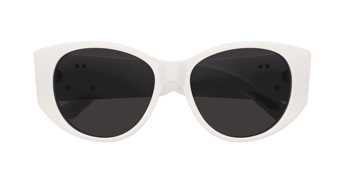 Gafas de sol balenciaga bb0455s 003 blanco geometric femenino talla 55mm - Vista de detalle