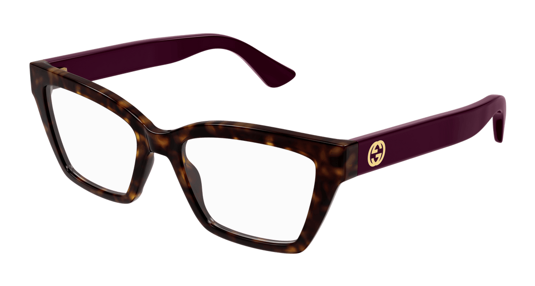 Brillen gucci gg1715o 007 havana cat eye femenino größe 53mm - Hauptansicht