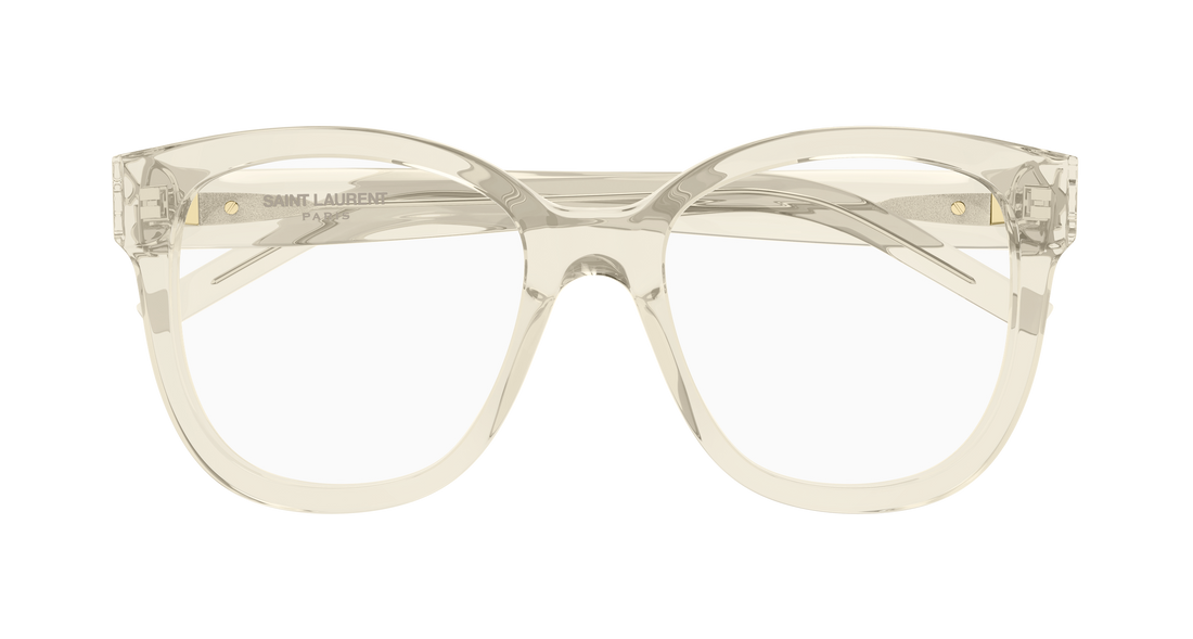 Lunettes de vue saint laurent sl m97 009 amarillo rectangular / squared femenino taille 54mm - Vue détaillée