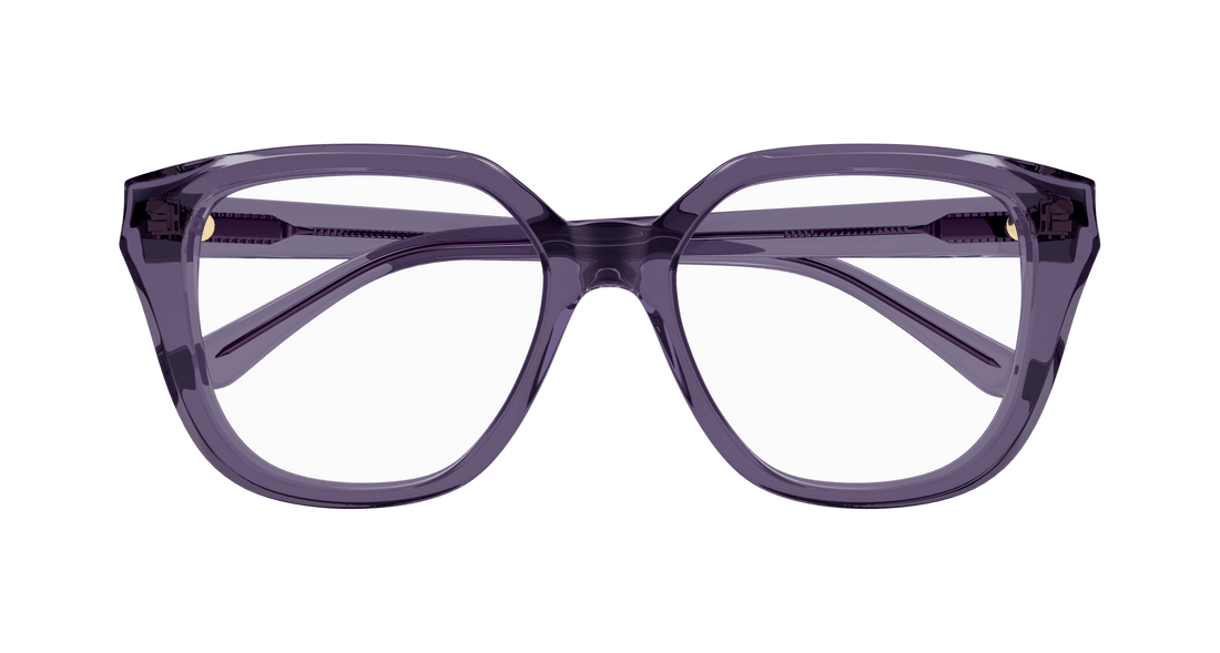 Prescription glasses chloé ch0293o 004 violeta square femenino size 53mm - Detailed view