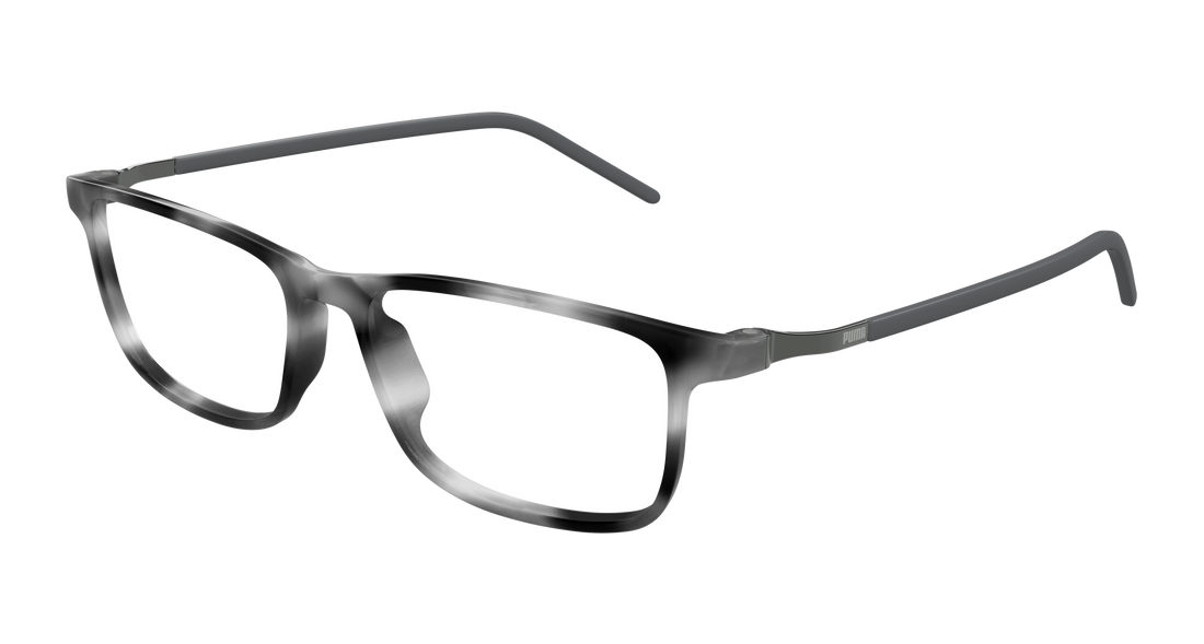 Occhiali da vista puma pu0513o 005 havana rectangular / squared masculino taglia 55mm - Vista principale