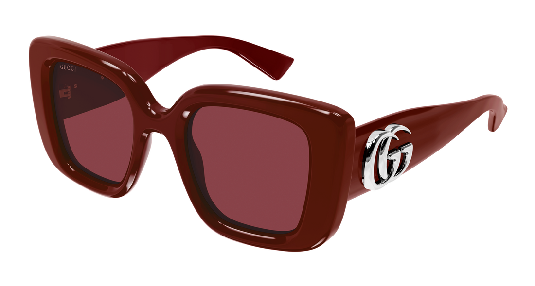 Occhiali da sole gucci gg1975s 005 burdeos butterfly femenino taglia 50mm - Vista principale
