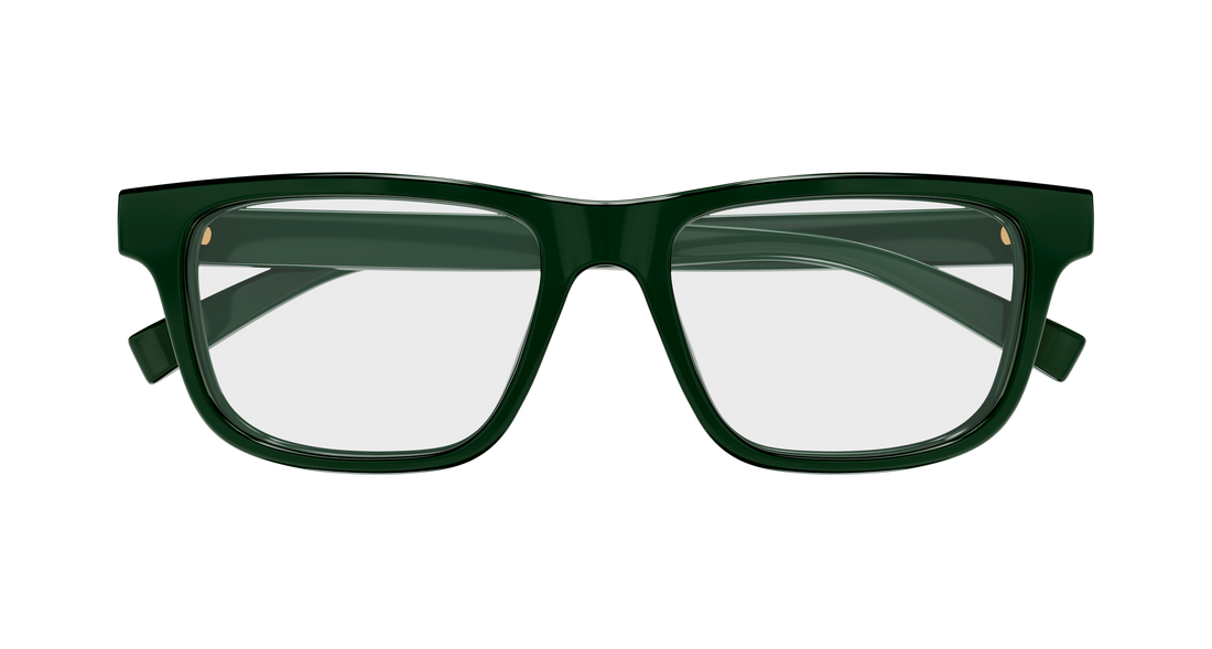 Occhiali da vista gucci gg1987o 004 verde rectangular / squared masculino taglia 54mm - Vista dettagliata