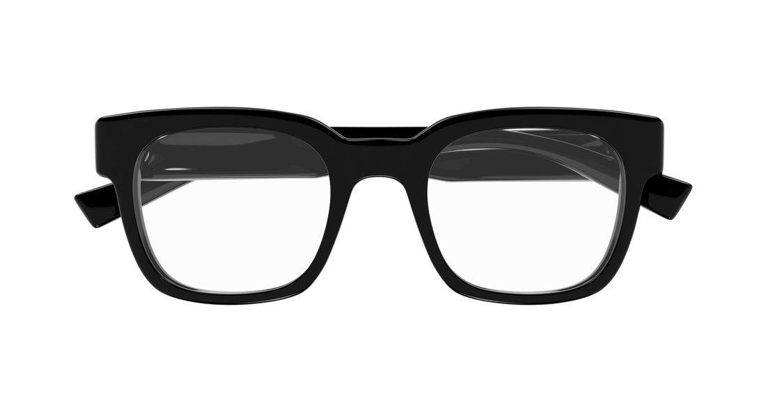 Prescription glasses saint laurent sl 805 001 negro round unisex size 51mm - Detailed view