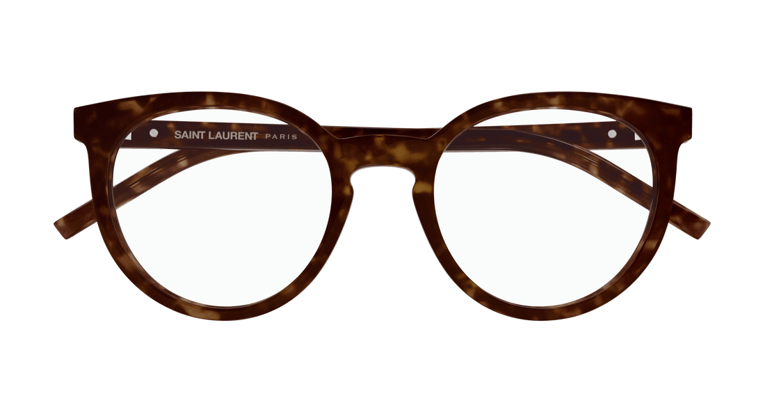 Occhiali da vista saint laurent sl m147 002 havana cat eye femenino taglia 52mm - Vista dettagliata