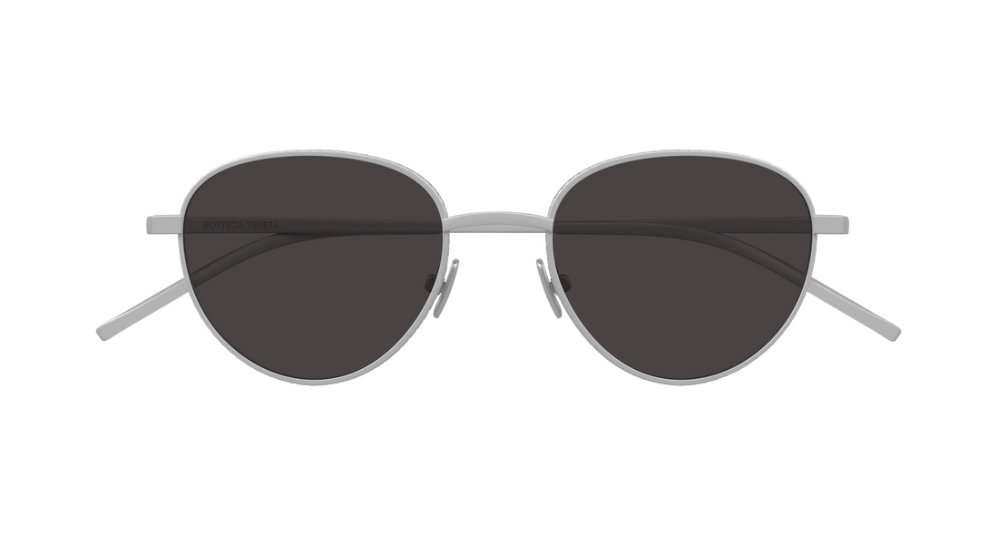 Occhiali da sole bottega veneta bv1966s 002 plateado round/oval/panthos masculino taglia 50mm - Vista dettagliata