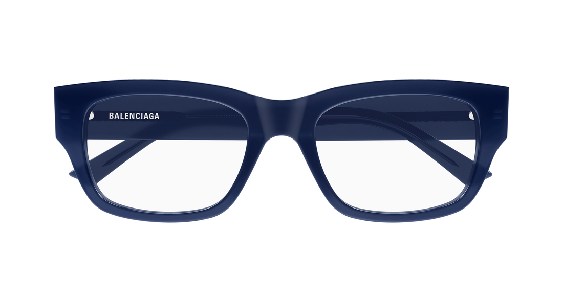 Gafas graduadas balenciaga bb0450o 004 azul rectangular / squared masculino talla 54mm - Vista de detalle