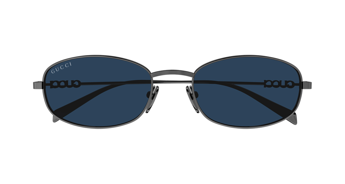Occhiali da sole gucci gg1940s 001 plateado round/oval/panthos masculino taglia 54mm - Vista dettagliata