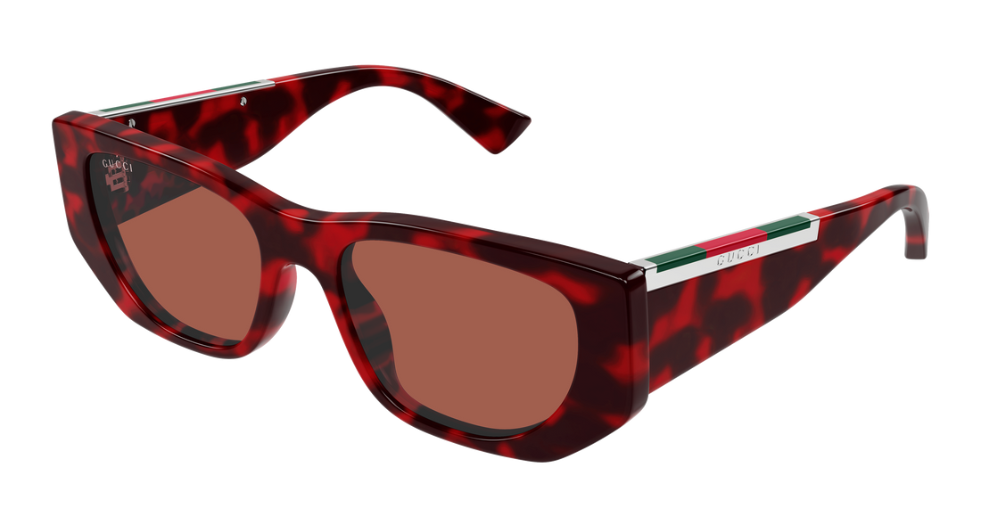 Occhiali da sole gucci gg1959s 003 havana cat eye femenino taglia 53mm - Vista principale