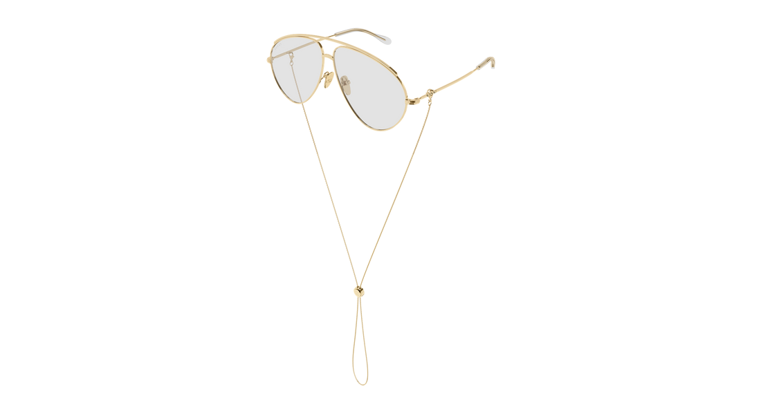 Occhiali da sole gucci gg1654s 010 dorado pilot/navigator femenino taglia 60mm - Vista dettagliata