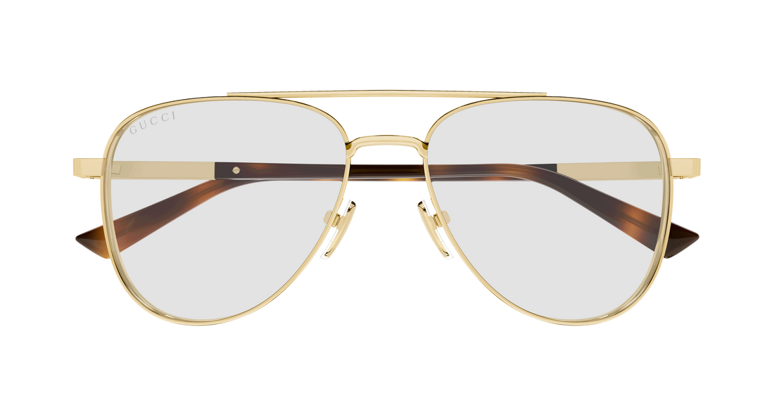 Occhiali da sole gucci gg1962s 005 dorado pilot/navigator masculino taglia 56mm - Vista dettagliata