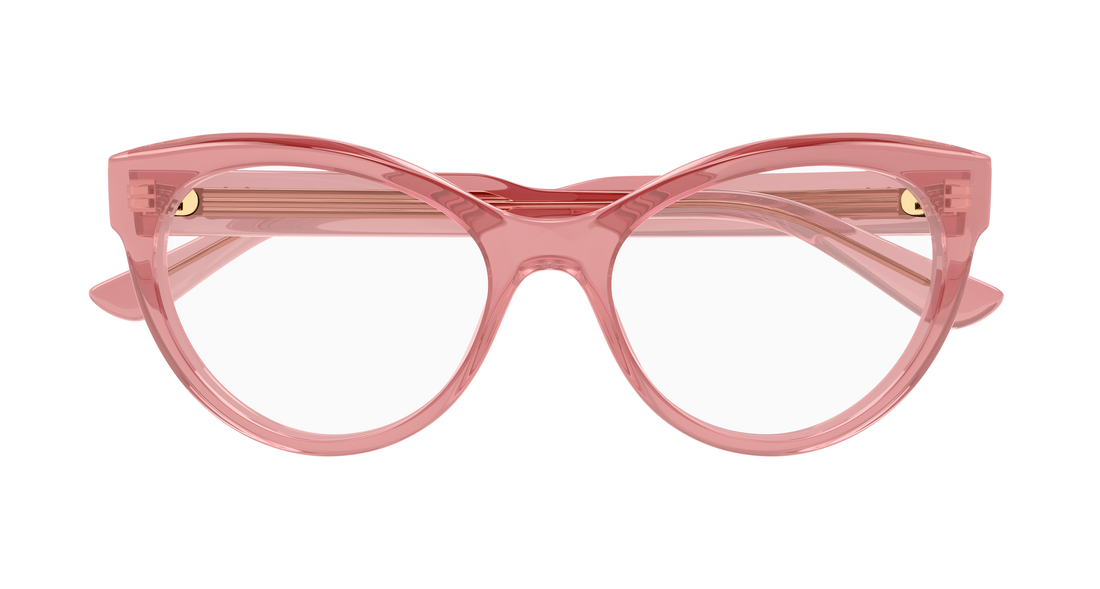 Prescription glasses chloé ch0342o 008 rosa cat eye femenino size 54mm - Detailed view