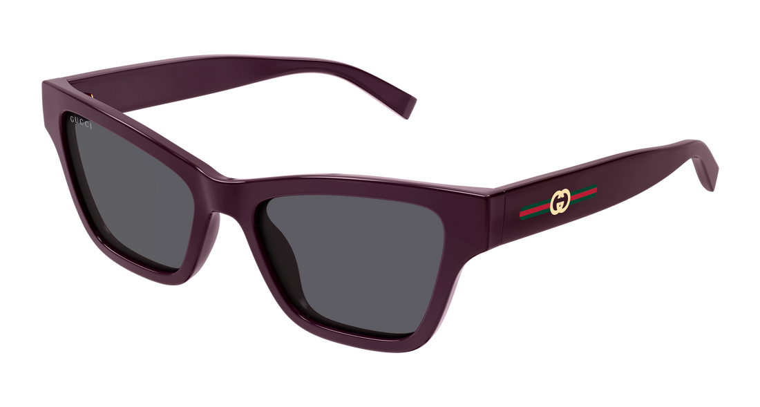 Óculos de sol gucci gg1982s 003 violeta cat eye femenino tamanho 53mm - Vista principal