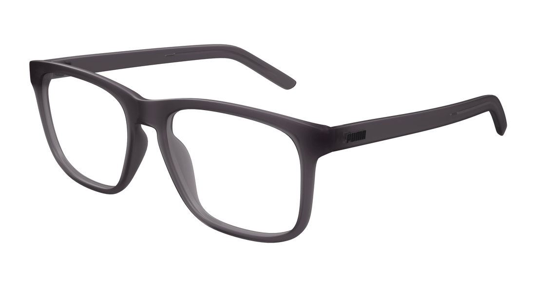 Occhiali da vista puma pu0517o 002 gris rectangular / squared masculino taglia 55mm - Vista principale