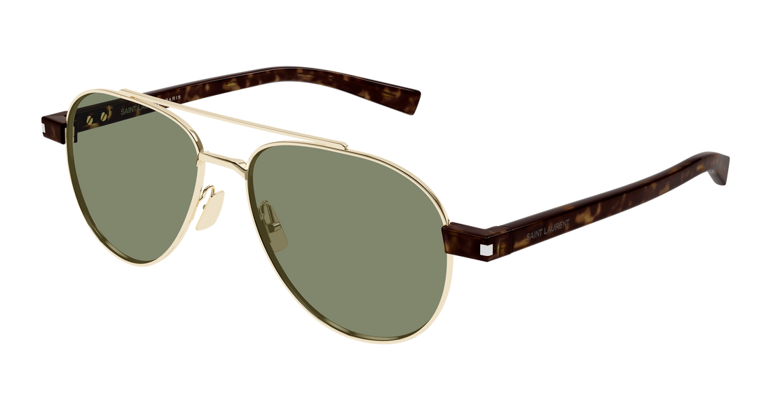 Occhiali da sole saint laurent sl 843 003 dorado round/oval/panthos masculino taglia 54mm - Vista principale