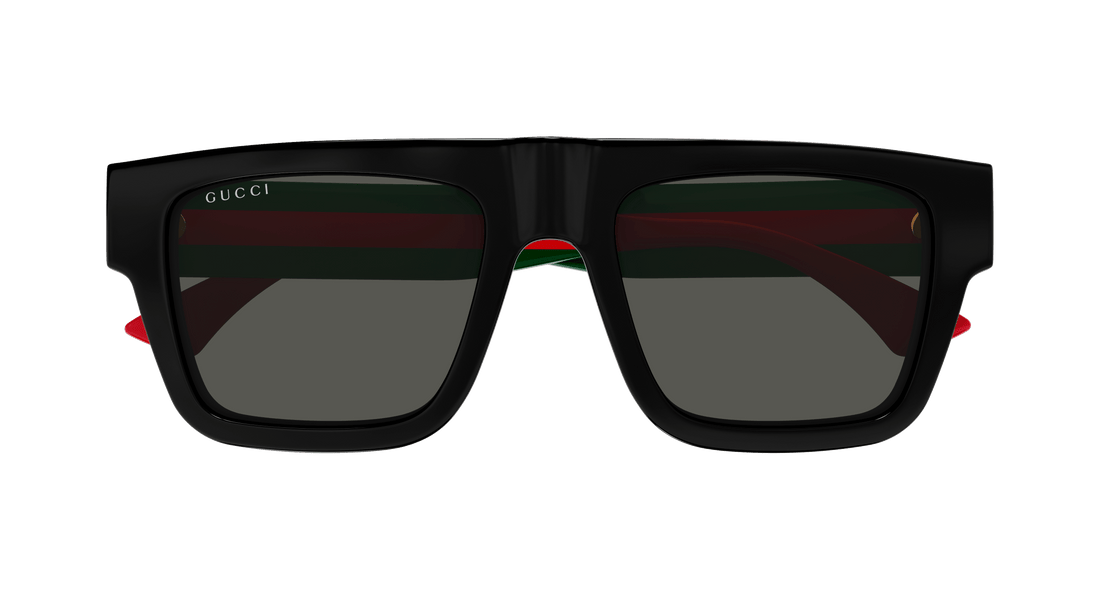 Lunettes de soleil gucci gg1868s 001 negro square masculino taille 53mm - Vue détaillée