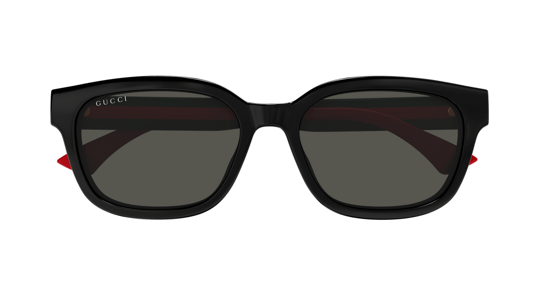 Óculos de sol gucci gg1872sk 001 negro square masculino tamanho 56mm - Vista de detalhe