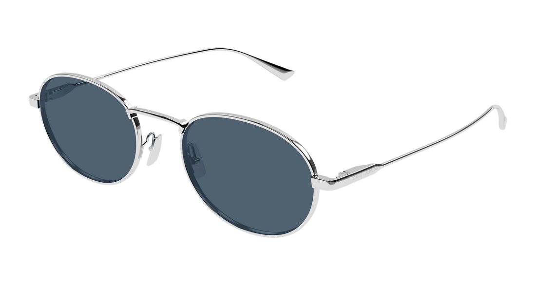 Occhiali da sole saint laurent sl 799 005 plateado round/oval/panthos masculino taglia 52mm - Vista principale