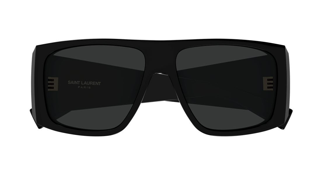 Occhiali da sole saint laurent sl 832/f 001 negro rectangular / squared femenino taglia 58mm - Vista dettagliata