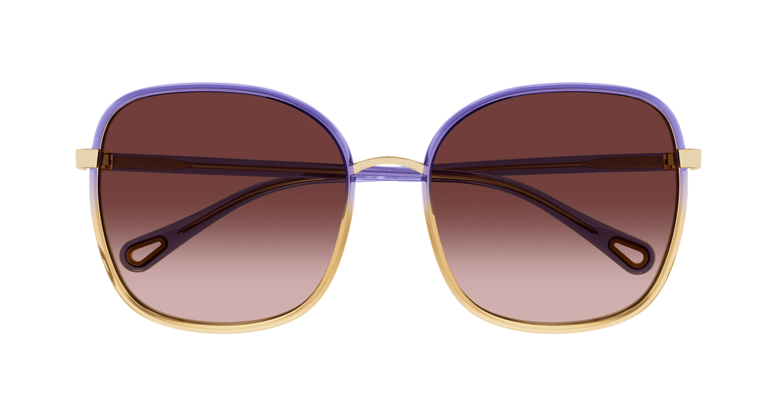 Gafas de sol chloé ch0031s 017 violeta square femenino talla 59mm - Vista de detalle