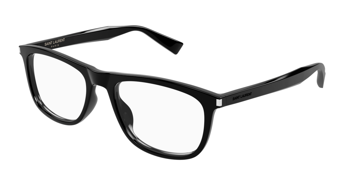 Prescription glasses saint laurent sl 812 005 negro square unisex size 58mm - Main view