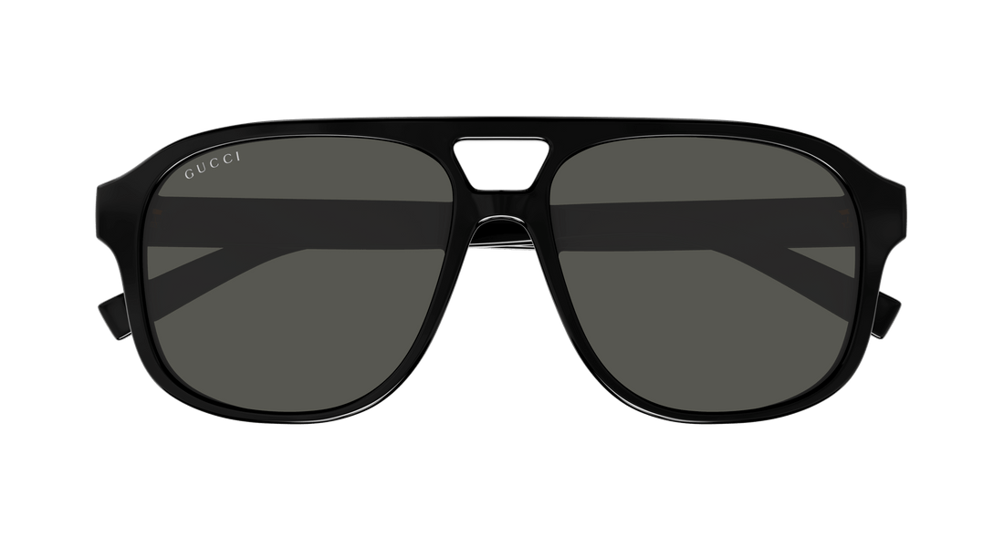 Sunglasses gucci gg1856s 001 negro pilot masculino size 57mm - Detailed view