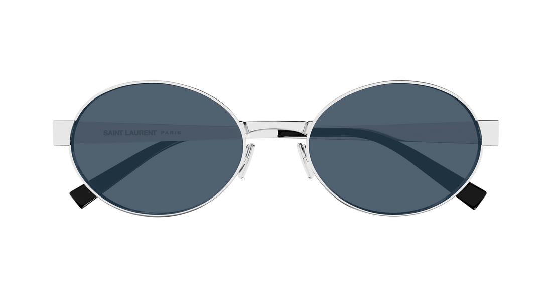 Occhiali da sole saint laurent sl 692 006 plateado round/oval/panthos femenino taglia 55mm - Vista dettagliata