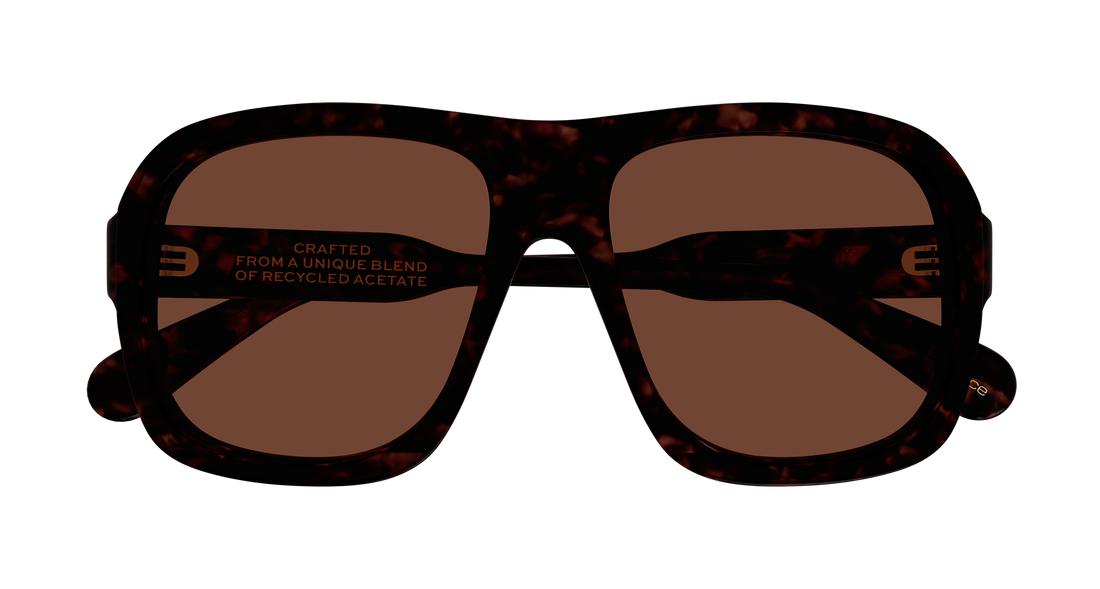 Gafas de sol chloé ch0331s 002 havana pilot/navigator femenino talla 58mm - Vista de detalle