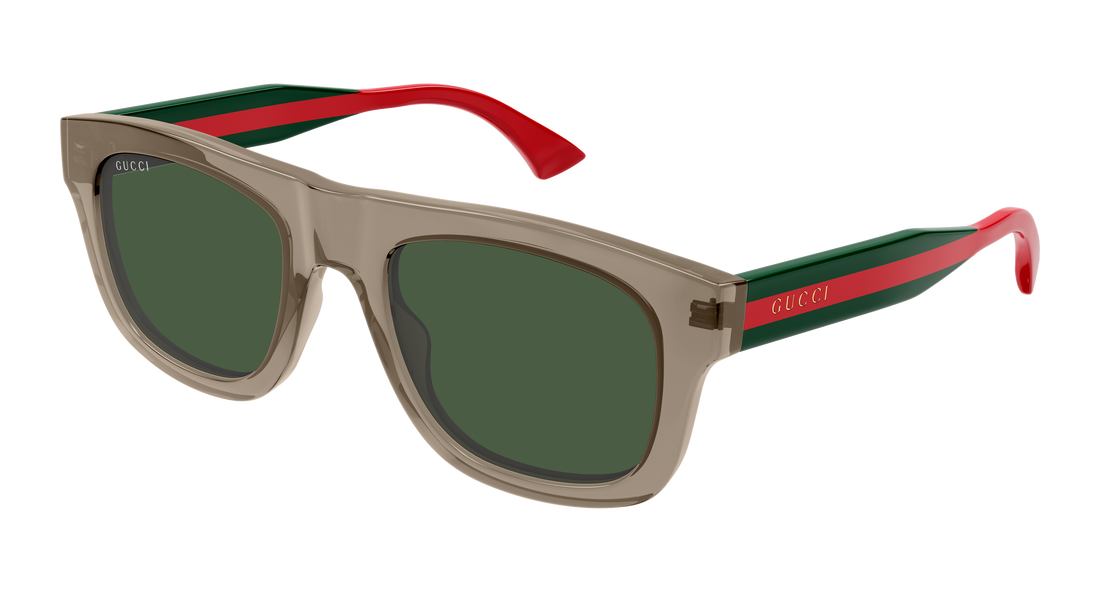 Sonnenbrillen gucci gg1991s 003 marron rectangular / squared masculino größe 52mm - Hauptansicht