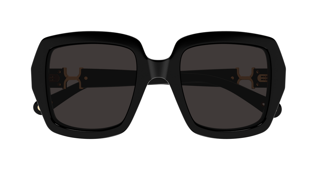 Gafas de sol chloé ch0301s 001 negro square femenino talla 52mm - Vista de detalle