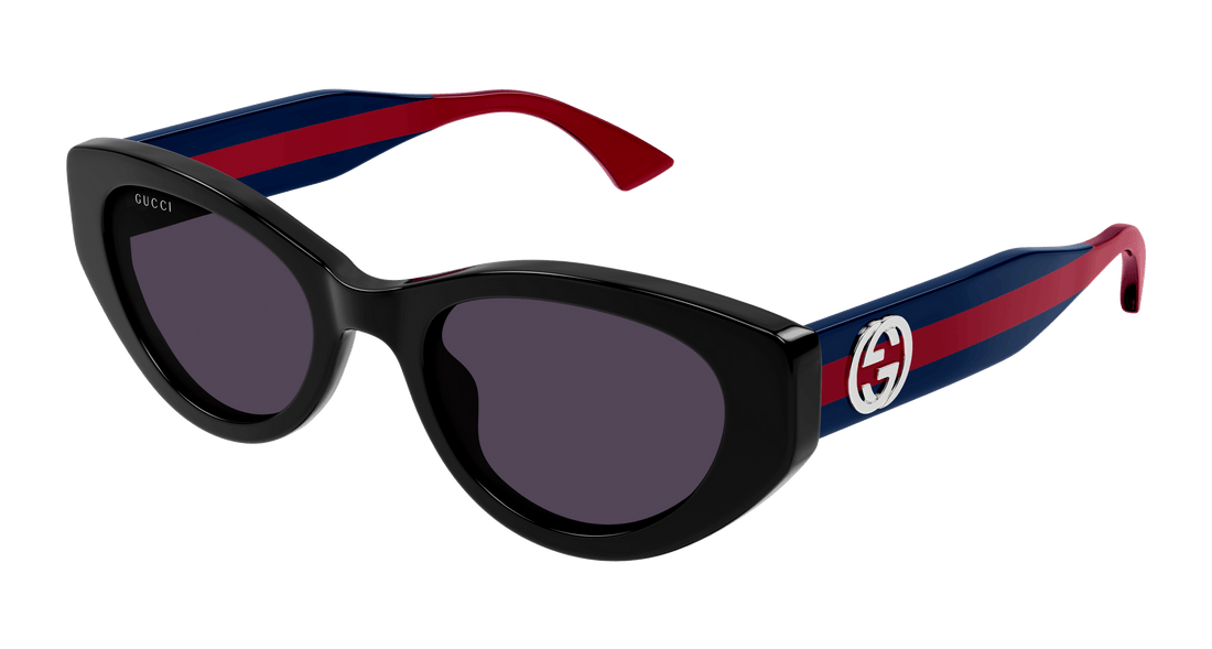 Óculos de sol gucci gg1862s 004 negro cat eye femenino tamanho 52mm - Vista principal