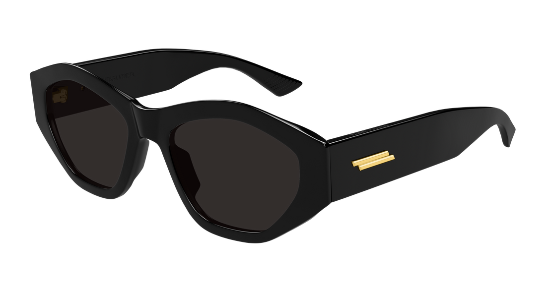 Occhiali da sole bottega veneta bv1408s 001 negro geometric femenino taglia 53mm - Vista principale