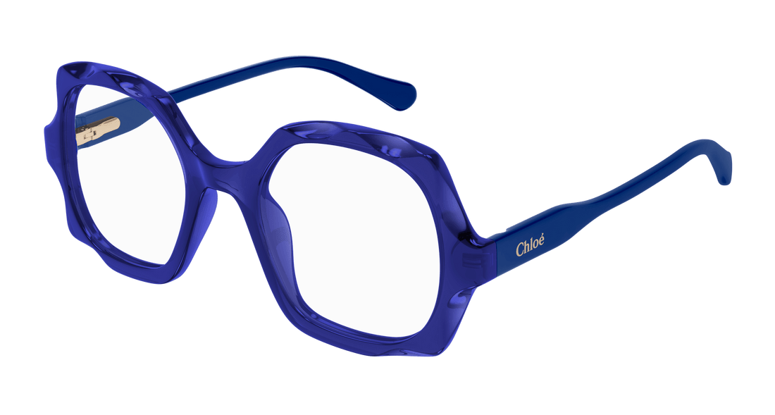 Prescription glasses chloé cc0026o 004 azul square infantil size 45mm - Main view