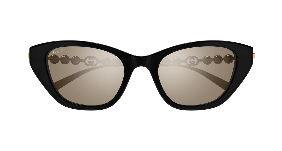 Occhiali da sole gucci gg1968s 004 negro cat eye femenino taglia 50mm - Vista dettagliata