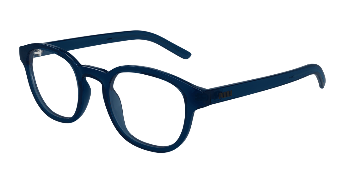 Occhiali da vista puma pu0516o 003 azul round/oval/panthos masculino taglia 50mm - Vista principale