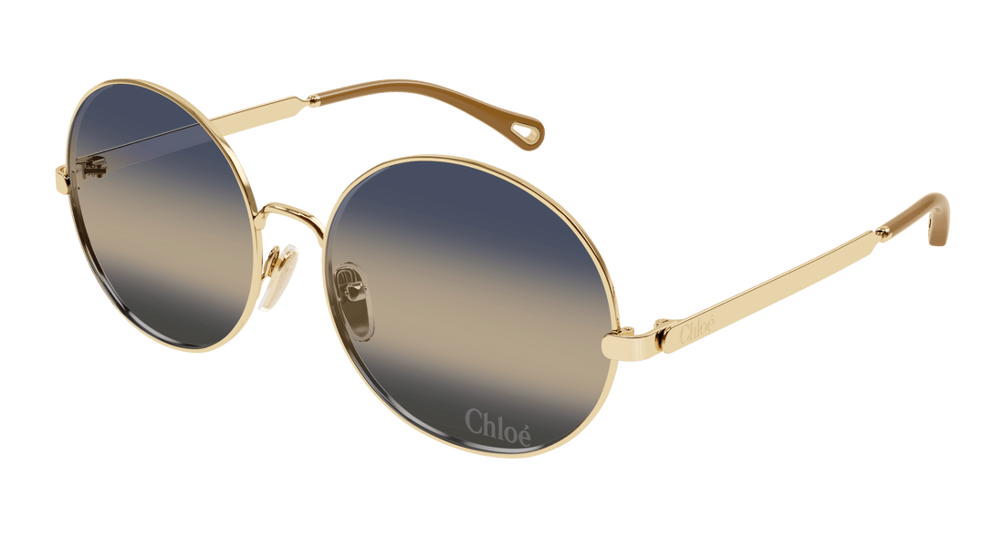 Gafas de sol chloé ch0281s 002 dorado round femenino talla 59mm - Vista principal