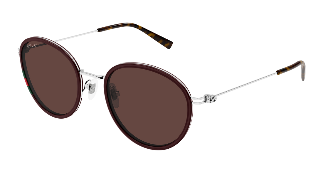 Lunettes de soleil gucci gg1849s 004 marron round femenino taille 51mm - Vue principale