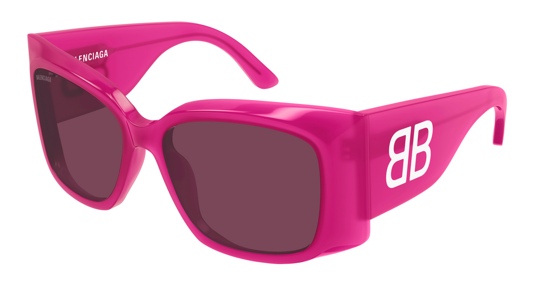 Gafas de sol balenciaga bb0443s 005 rosa butterfly femenino talla 58mm - Vista principal