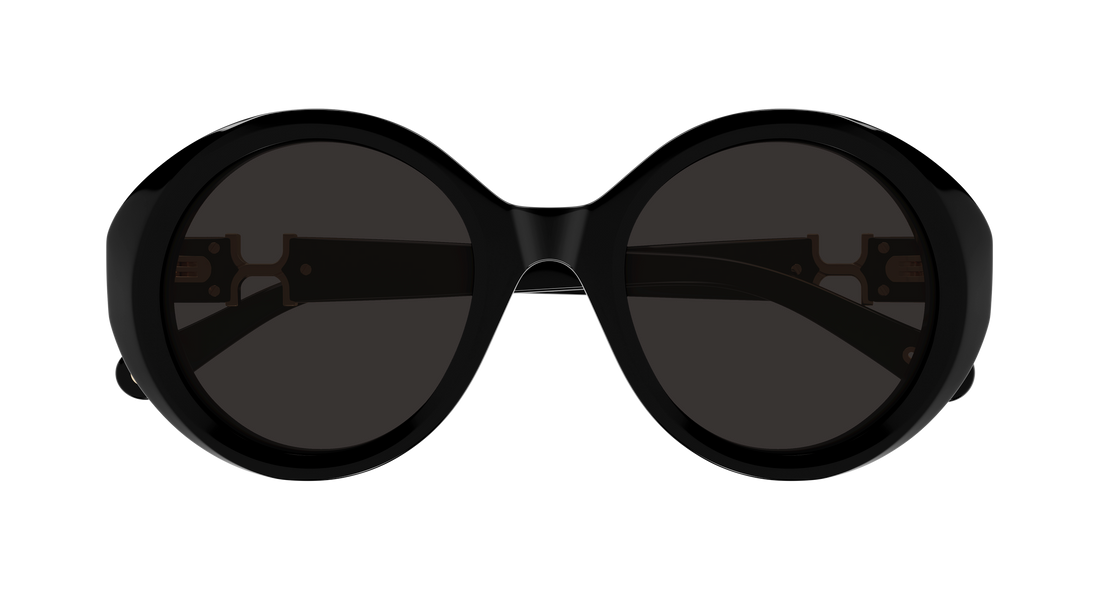 Gafas de sol chloé ch0332s 001 negro round/oval/panthos femenino talla 53mm - Vista de detalle