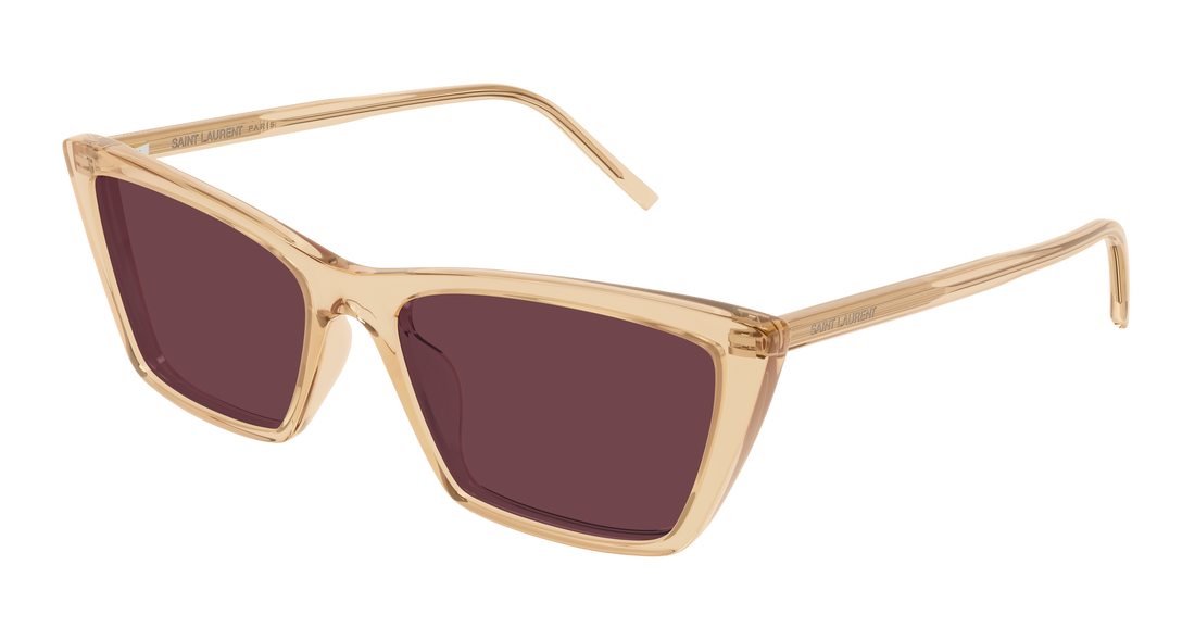 Occhiali da sole saint laurent sl 737 mica thin 008 amarillo rectangular / squared femenino taglia 54mm - Vista principale