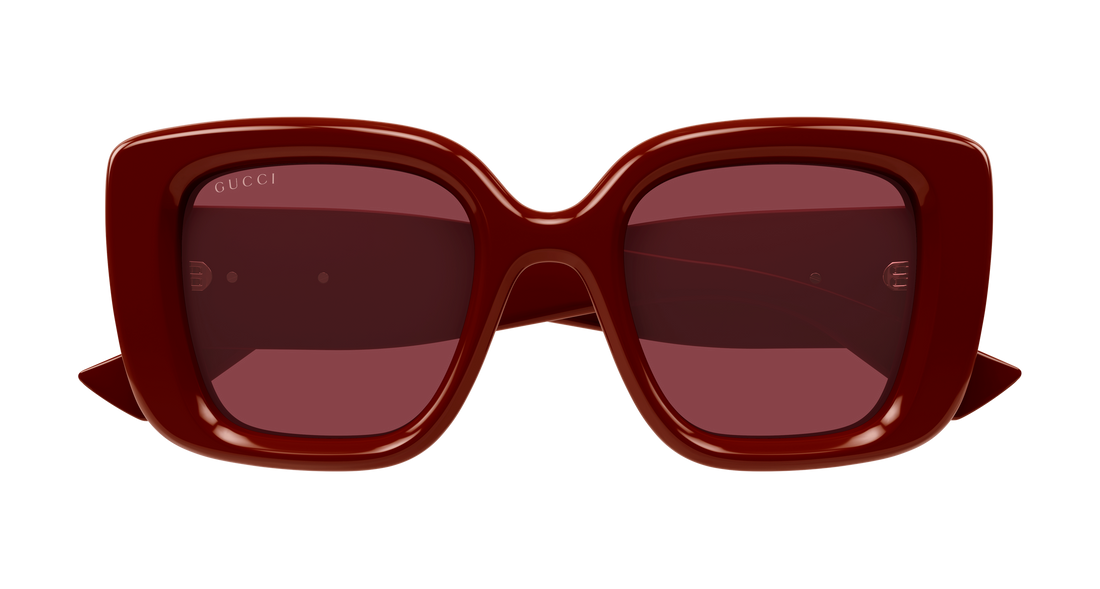 Occhiali da sole gucci gg1975s 005 burdeos butterfly femenino taglia 50mm - Vista dettagliata