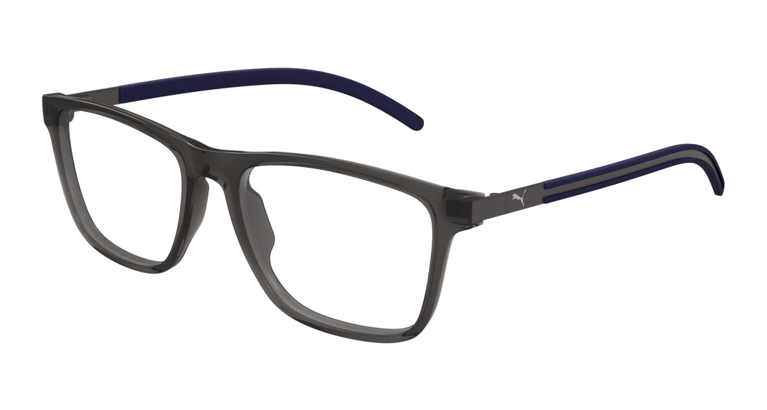 Occhiali da vista puma pu0511o 004 gris rectangular / squared masculino taglia 56mm - Vista principale