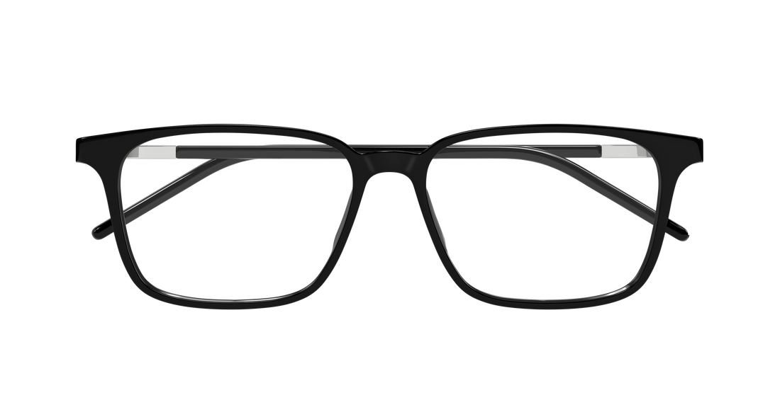 Occhiali da vista puma pu0514o 001 negro rectangular / squared masculino taglia 55mm - Vista dettagliata