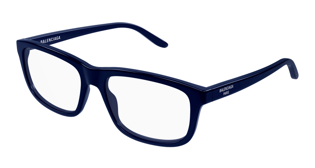 Occhiali da vista balenciaga bb0438o 004 azul rectangular / squared masculino taglia 57mm - Vista principale