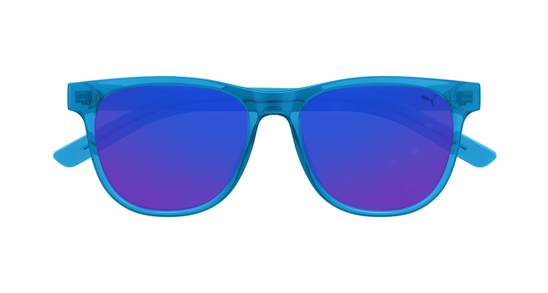 Occhiali da sole puma pj0084s 007 azul round/oval/panthos infantil taglia 50mm - Vista dettagliata