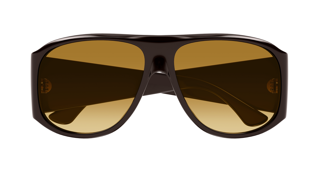Gafas de sol chloé ch0347s 001 marron pilot/navigator femenino talla 60mm - Vista de detalle