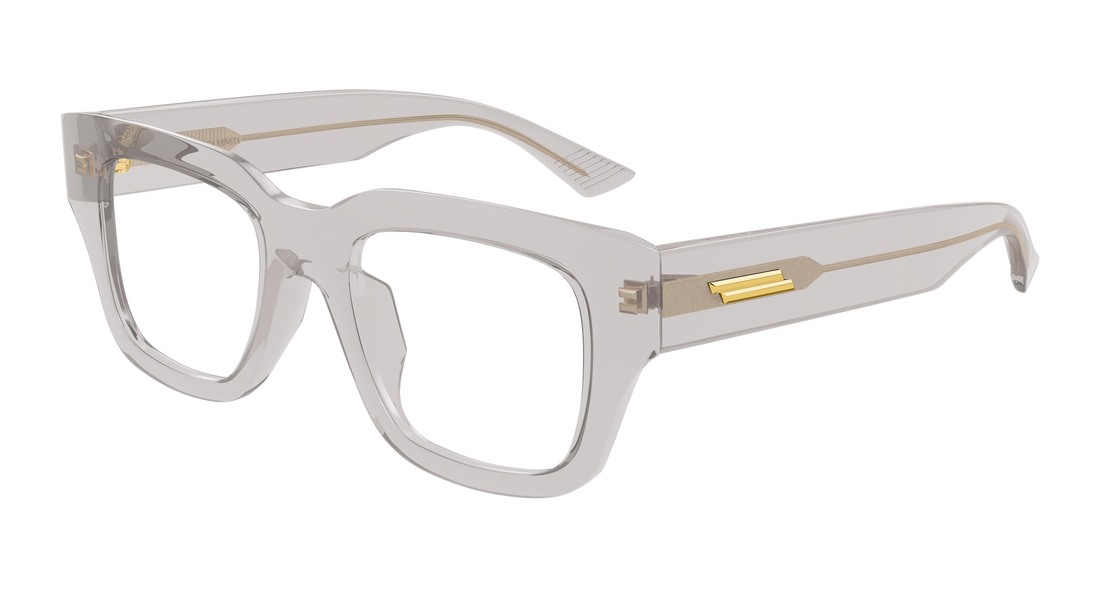 Occhiali da vista bottega veneta bv1361o 010 gris rectangular / squared masculino taglia 50mm - Vista principale
